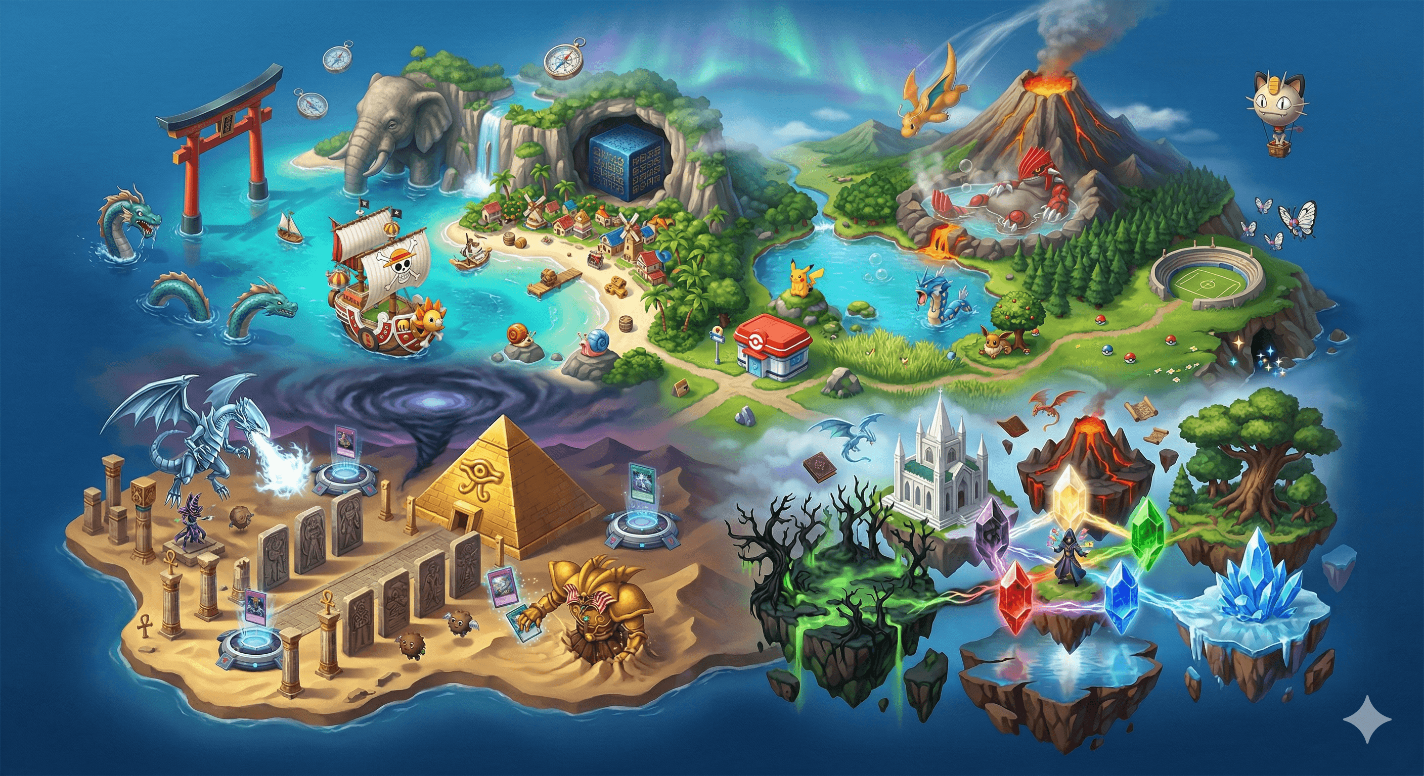 Le Coffre aux Cartes — Carte du monde